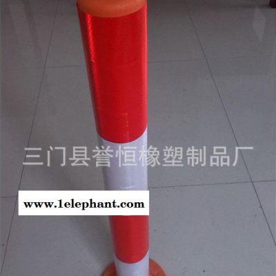 80cmEVA立柱 柔性警示柱 弹性立柱 PU道口标柱 交通设施图2