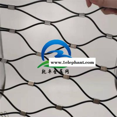 乾卓装饰网 绳网动物园防护网 鸟语林防护网 猴防护网 不锈钢丝绳网 景区防护网图4