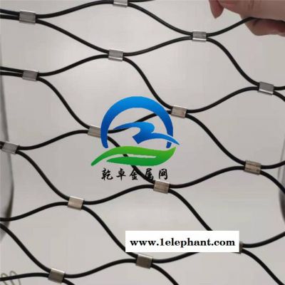 乾卓装饰网 绳网动物园防护网 鸟语林防护网 猴防护网 不锈钢丝绳网 景区防护网图17