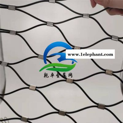 乾卓装饰网 绳网动物园防护网 鸟语林防护网 猴防护网 不锈钢丝绳网 景区防护网图32