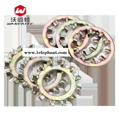 白锌外齿内齿垫片菊花垫介子彩锌防滑垫片止退垫圈M3M4M5M6M8-M12图4