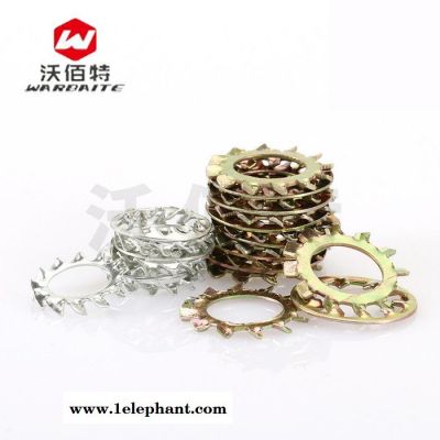 白锌外齿内齿垫片菊花垫介子彩锌防滑垫片止退垫圈M3M4M5M6M8-M12图2