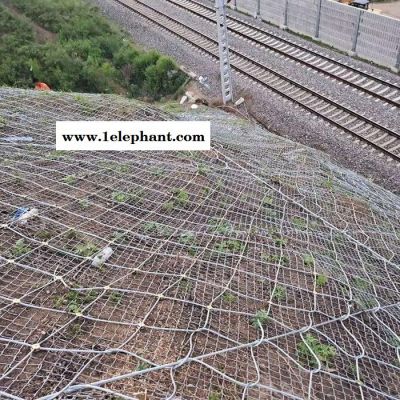 鑫金冀延边绿化喷浆主动防护网@主动防护网@边坡防护网**图3