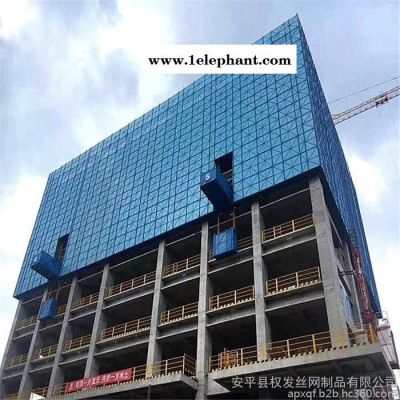 建筑爬架网片 蓝色外架防护网 外架防护网厂家图5