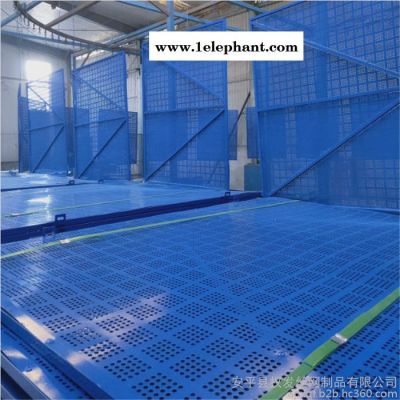 建筑爬架网片 蓝色外架防护网 外架防护网厂家图2