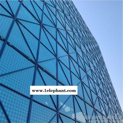 建筑爬架网片 蓝色外架防护网 外架防护网厂家图3