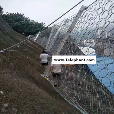 柔性边坡防护网  继乾 工厂批发 水电站边坡防护网 tbs边坡防护网
