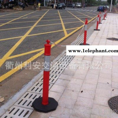 警示塑料链条 路锥链子 警示柱链条图2