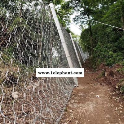 菱形绞索 主动边坡防护网 PVC防护网被动环形网 山体边坡柔性网图3