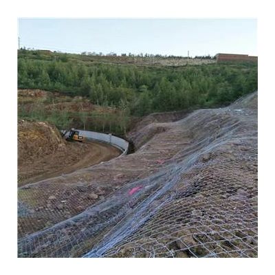 鑫金冀成都公路拦截落石防护网@柔性防护网@边坡主动防护网生产厂家图4