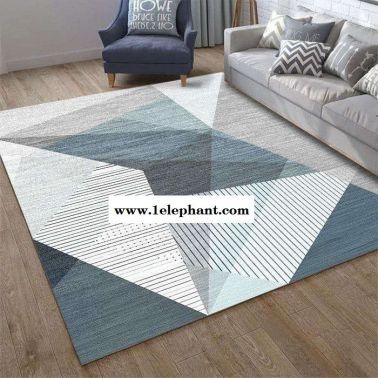 水晶绒地毯 客厅地毯定制 家用简约现代防滑垫