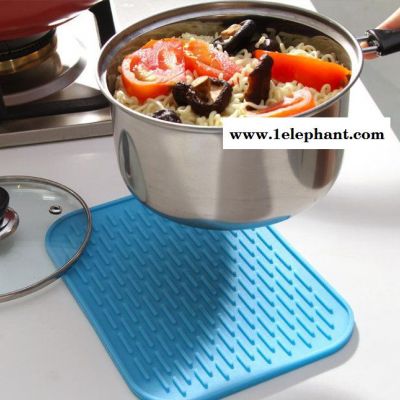 创意加厚大号硅胶茶几防滑垫防烫餐杯垫锅垫隔热垫 碗垫 盘垫杯图2