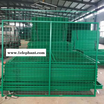 博通 框架护栏网 结构型护栏网 扁铁护栏网 河道防护网 临边防护网图2