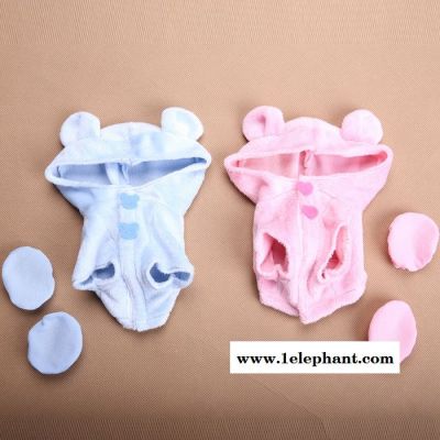 狗狗衣服电动狗泰迪宠物狗粉色蓝**狗衣服狗狗配件防脏加厚衣服 玩具狗衣服图1