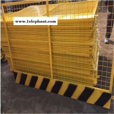 厂家供应施工用临时隔离网 基坑防护网栏工地临边护栏**价廉 工地临边基坑防护网图8