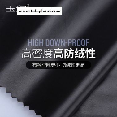 玉润 高端羽绒服面料20D轻薄尼龙无胆防绒羽绒服面料布料