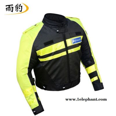 **雨豹牌 进口摩托骑行服UB-012型号 赛车手服 进口3M尼龙反光丝面料 可拆内胆 有护具防摔 可定制图4
