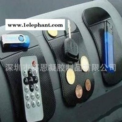 厂销汽车防滑垫大号 车用苹果手机PU置物盒防滑垫 车载手机支图3