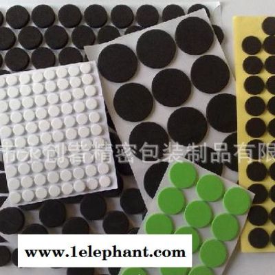 生产销售彩色异形eva防滑垫片 黑色EVA防震脚垫图1