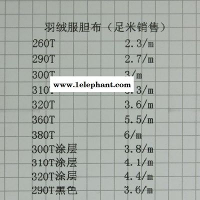 300T防绒内胆布 羽绒服胆布 涤纶胆布图2