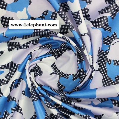 迷彩羽绒服印花面料  羽绒服面料 320T涤纶涂层面料 防图3