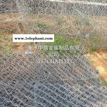 中路   **  堤坡防护石笼网  石笼网  边坡防护网护坡网  量大价优