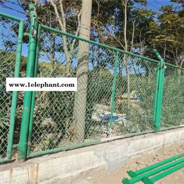 海关保税区围网 贵阳保税区防护网 绿色铁丝菱形围网 厂家加工