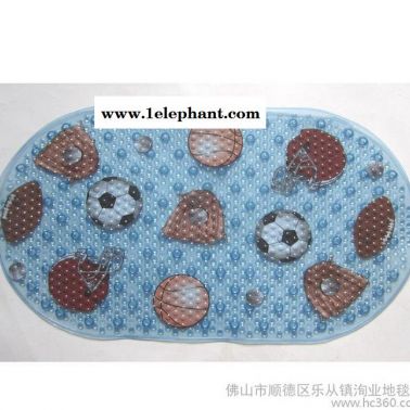 不零售 只批发定做广海大厂家环保贴布贴膜无毒PVC浴室防滑垫地垫