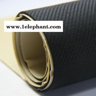 八字纹自粘橡胶防滑垫 磅布+天然橡胶 背面自粘橡胶鼠标垫图3