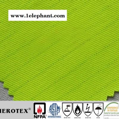 JH景弘全棉16*16  油田消防工作服面料 阻燃防火布 阻燃特氟隆三防方格布图4