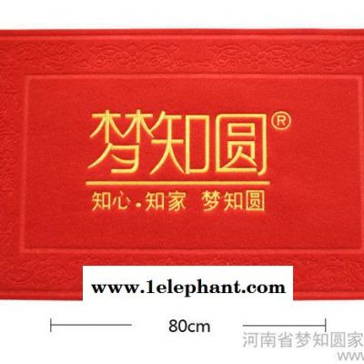 梦知圆地垫卧室脚垫门垫进门客厅门厅吸水脚垫浴室厨房防滑垫绒面图2