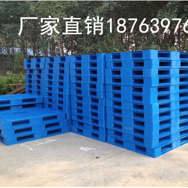 临沂市双龙塑料有限公司供应河北新款内置防滑垫双面塑料托盘1311