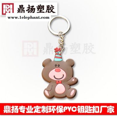 鼎扬-专业定制 礼品钥匙扣厂家 环保软胶钥匙扣环式可订做加logo 广告促销汽车防滑垫 广告促销钥匙扣图3