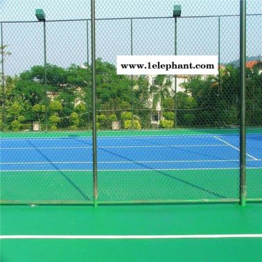镀锌勾花网羽毛球围网组装式球场创顺篮球场防护网