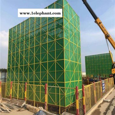 建筑爬架网片 外架钢网片 高层施工防护网 脚手架爬架网图4