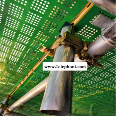 建筑爬架网片 外架钢网片 高层施工防护网 脚手架爬架网图7