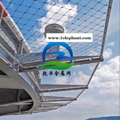 乾卓金属网 高空防坠物安全网 钢丝网 楼梯护栏网 阳光房防砸网 工程防护网图7