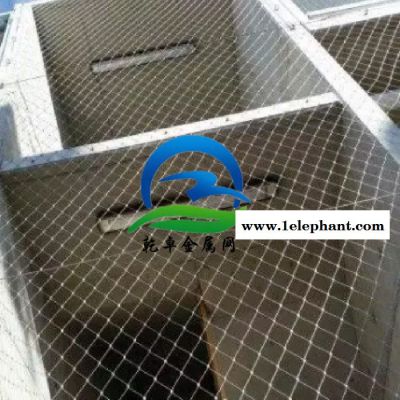 乾卓金属网 高空防坠物安全网 钢丝网 楼梯护栏网 阳光房防砸网 工程防护网图5