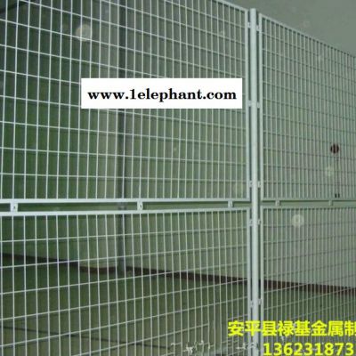 供应禄基2*3米防护网,安全网 车间隔离 车间护栏 车间临时围栏 防盗护栏图8