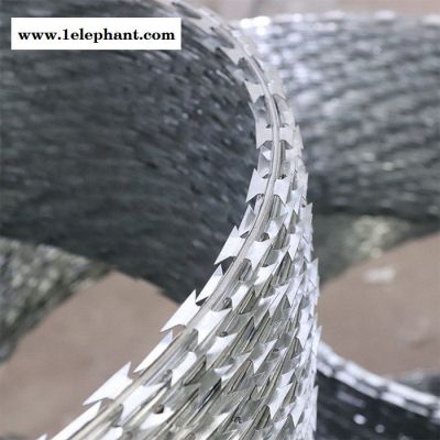 ** 刀片刺绳防护网 刺绳滚笼网 喷塑刀片刺绳 刀片刺绳报价 源头工厂图3