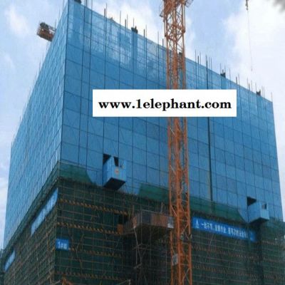 艾仑**提升架爬架网 冲孔围挡建筑外墙安全防护手脚架半米字蓝色全钢建筑工地外围外墙冲孔安全防护网片 可定制图1