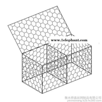 烨鑫   包塑石笼网   堤坝防护网   实体厂家图1