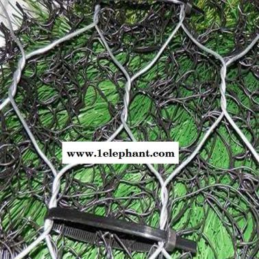 供应绿色加筋麦克网 河岸堤坡防护网 填海格宾石笼网
