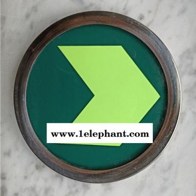 自发光地砖紧急出口玻璃地标 圆形钢化蓄光玻璃自发光地砖逃生疏散指示图5