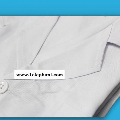 ** 细斜纹 长袖实验服 白大褂 医士服 食品服 工作服 男女款图3