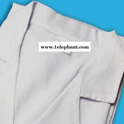 ** 细斜纹 长袖实验服 白大褂 医士服 食品服 工作服 男女款图2
