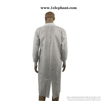 3M 定制白色一次性无纺布实验服白大褂实验服图3