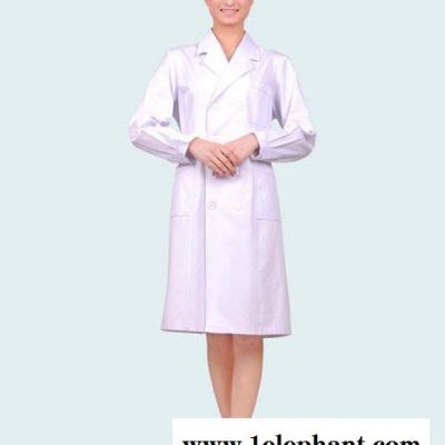 供应加厚医生服男女长袖白色护士帽服医师帽.实验服白大褂长袖短袖厂家定制图3