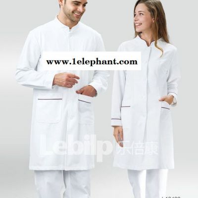 乐倍康 医生服短袖夏季白大褂男医师服护士服工作服实验室药店美容医院工作服图1