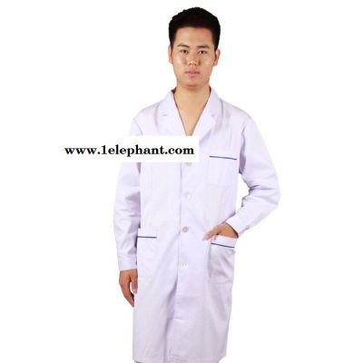 **上海钲兴厂家定做男女白大褂实验服长袖工作服医护室服白大衣医生服男女** 白大褂医护室图2